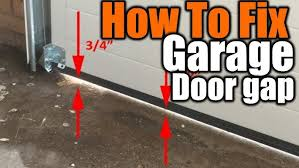 How To Fix Gaps On Side Of Garage Door