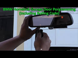 How To Program Bmw Garage Door Opener Without Remote