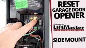 How Do I Reset A Chamberlain Garage Door Opener