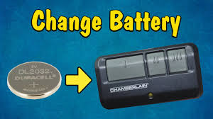 How To Change Battery In Chamberlain Garage Door Remote