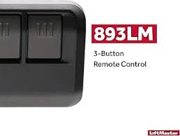Liftmaster 893Lm 3-Button Garage Door Opener Remote Control