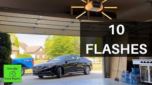 Garage Door Won'T Close Light Flashes 10 Times