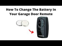How To Change The Battery In A Garage Door Opener