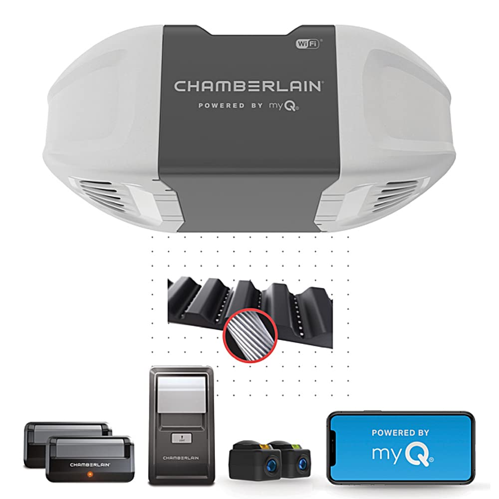 Chamberlain B2401 Smart Quiet Belt Drive Garage Door Opener Review