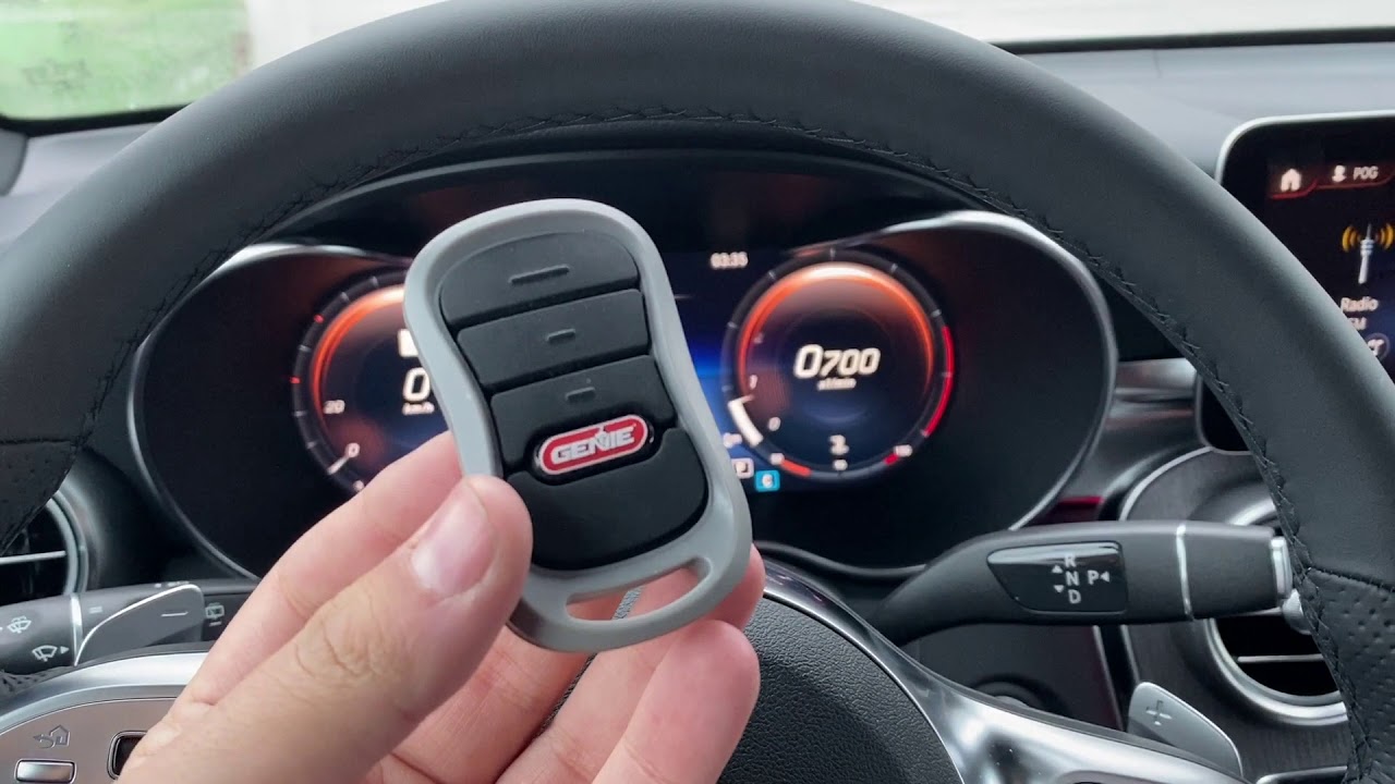 How To Pair Genie Garage Door Opener To Car