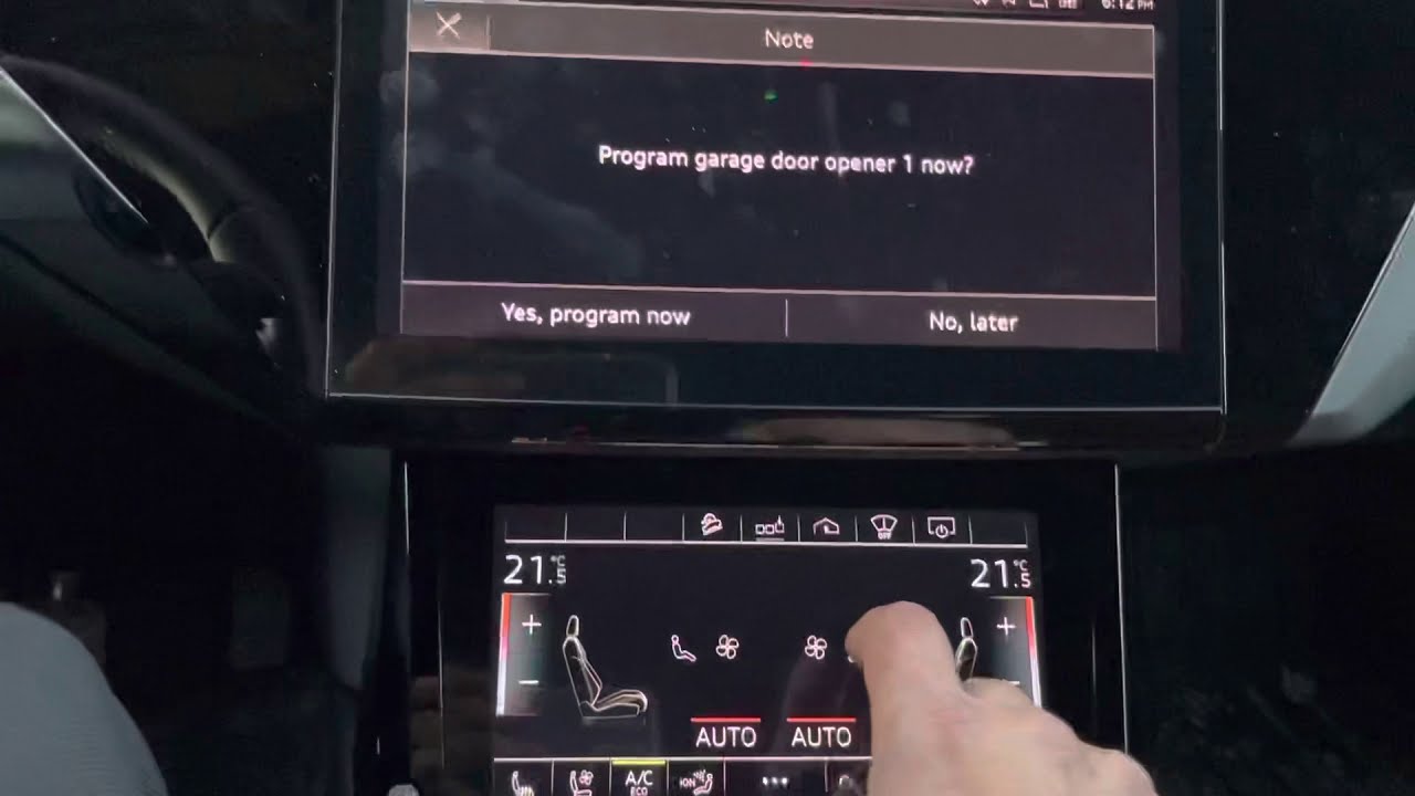 How To Program 2020 Audi Q5 Garage Door Opener