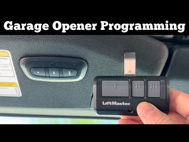How To Program 2022 Jeep Gladiator Garage Door Opener