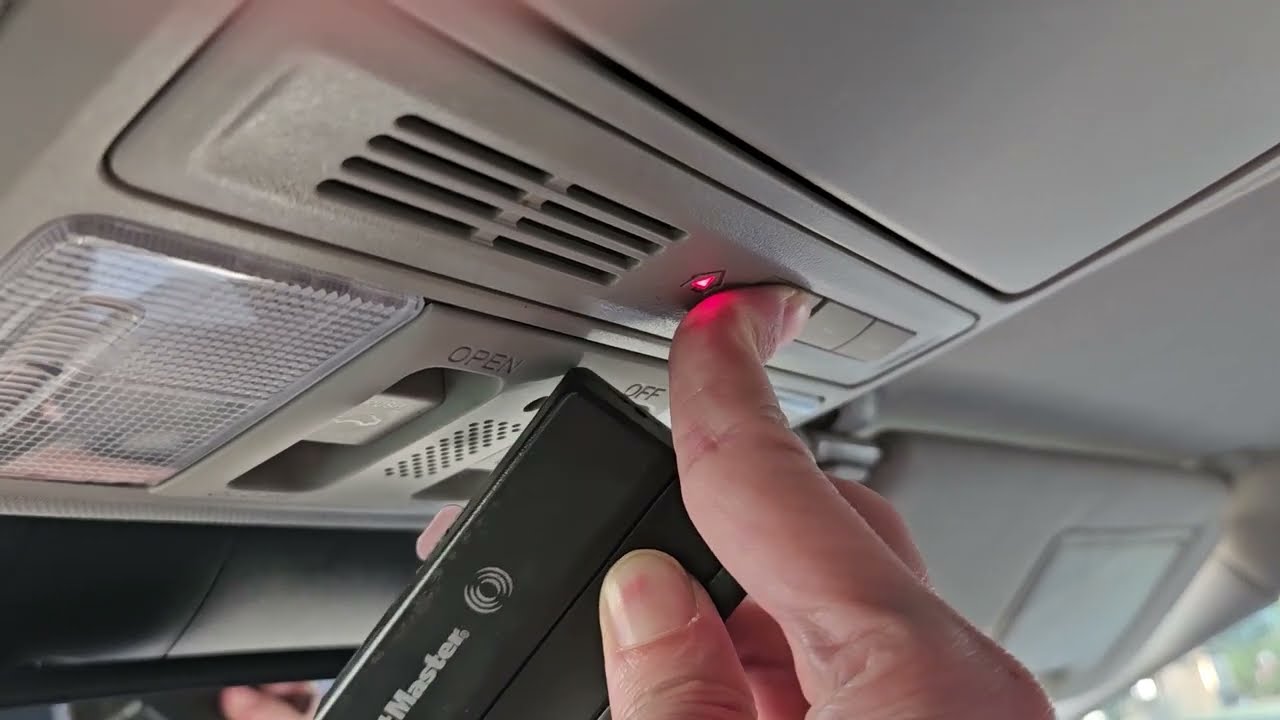 How To Program A Honda Odyssey Garage Door Opener Fast