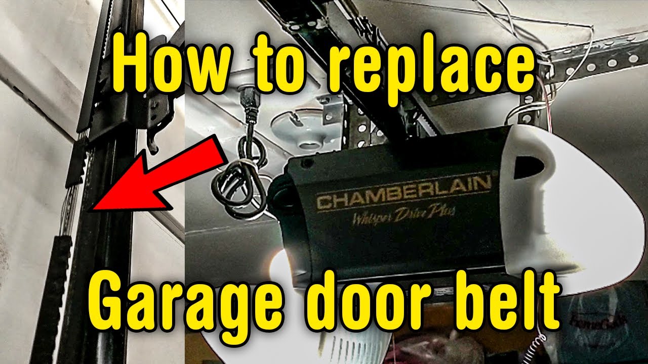 How To Replace A Belt On A Garage Door Opener: 6 Steps