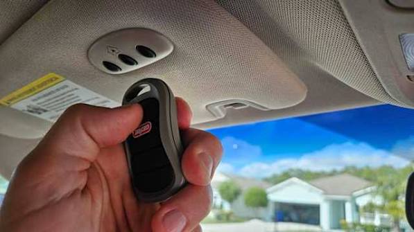 How To Set Your Garage Door Opener In Your Car
