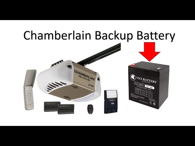 How to Change a Chamberlain Garage Door Opener Battery