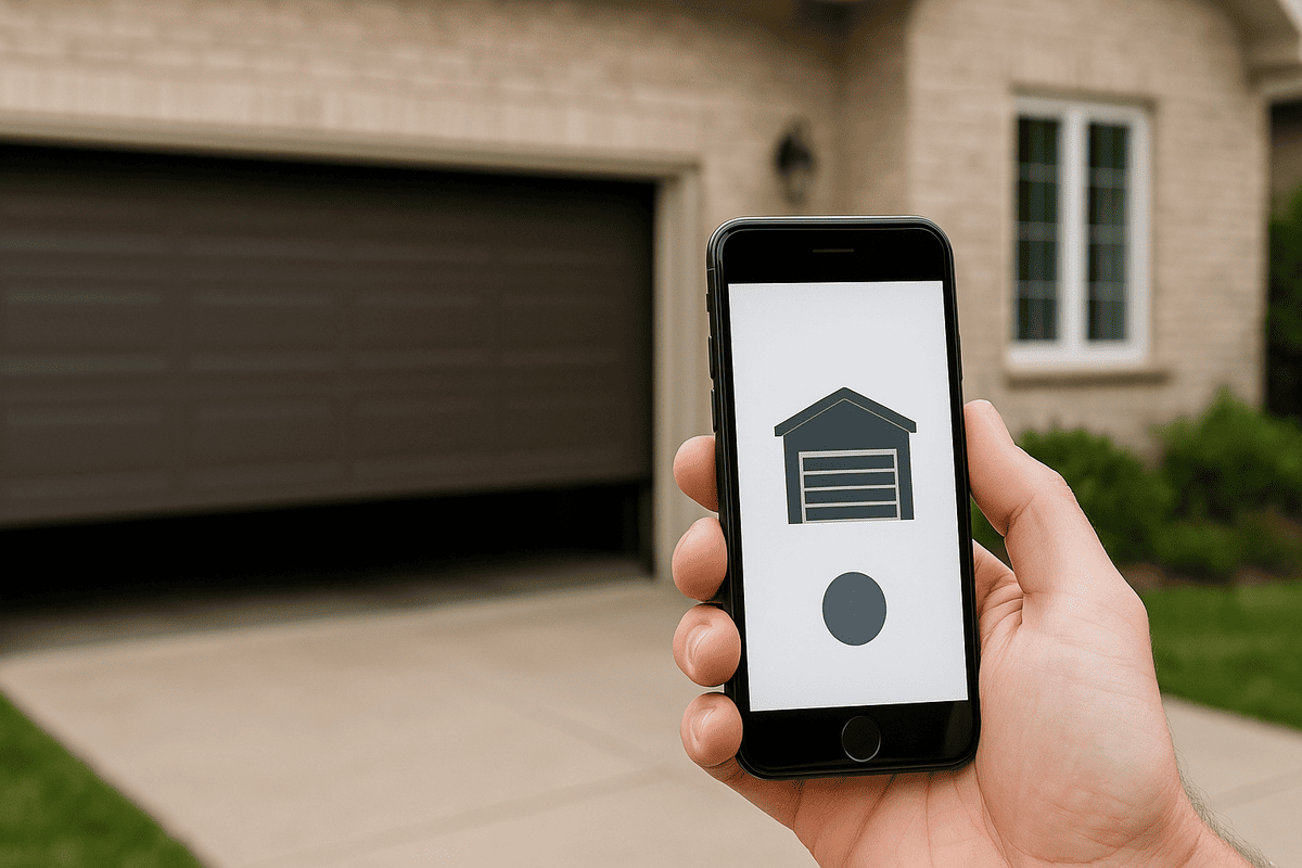 Can I Use My Phone To Open Garage Door
