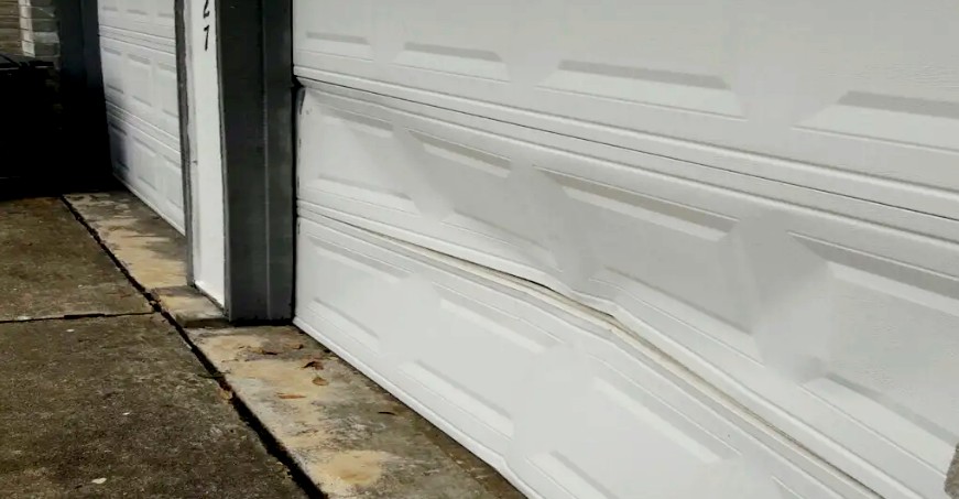 How To Fix A Garage Door That Is Bent