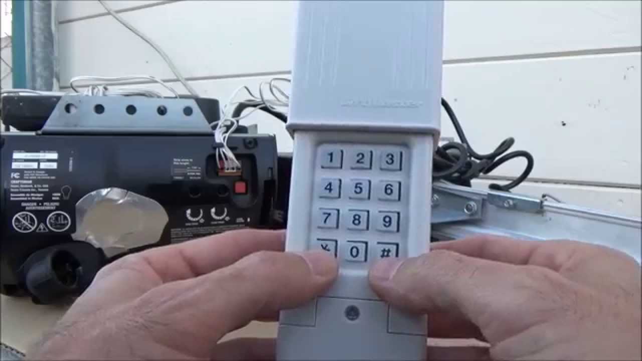 How Do You Program A Clicker Garage Door Opener Keypad