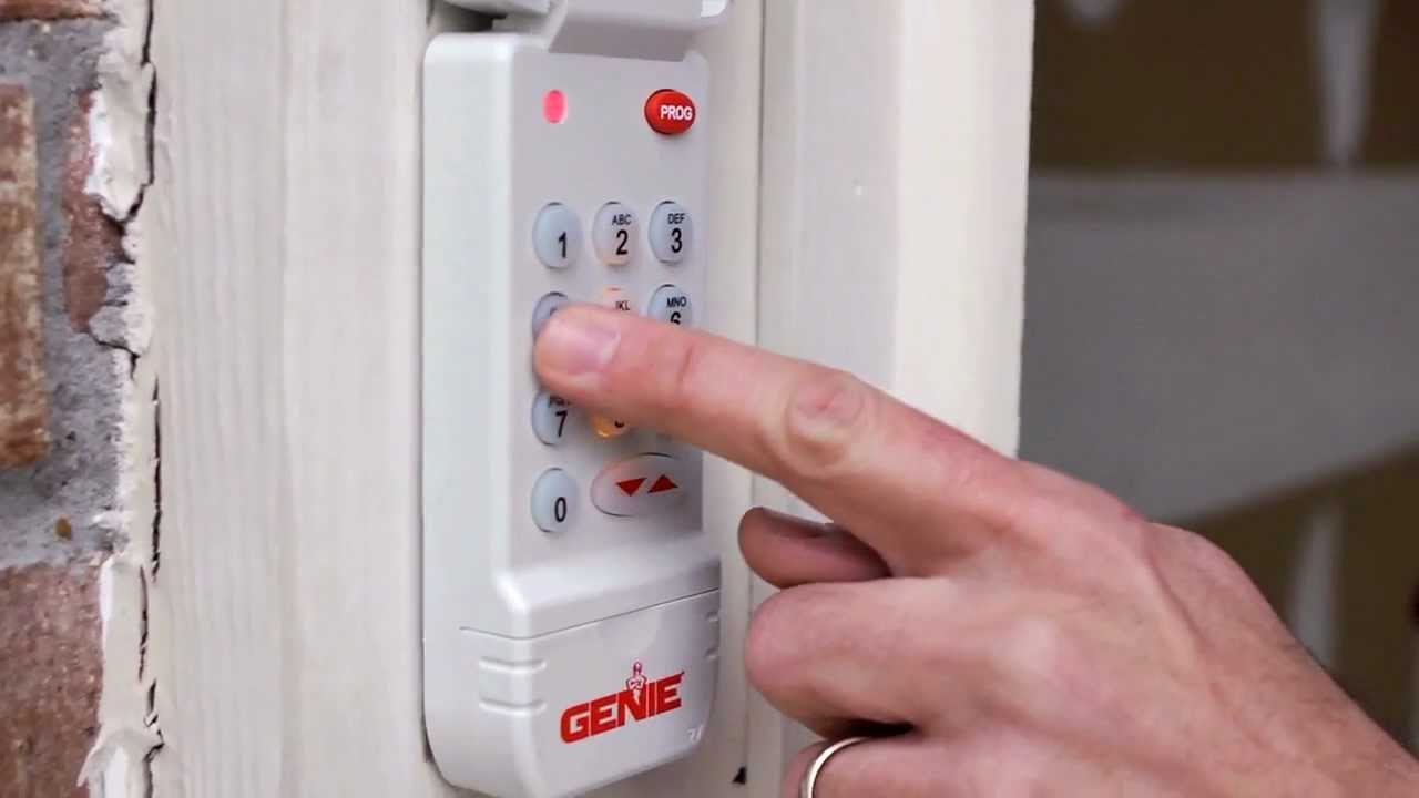 How Do You Reprogram A Genie Intellicode Garage Door Opener