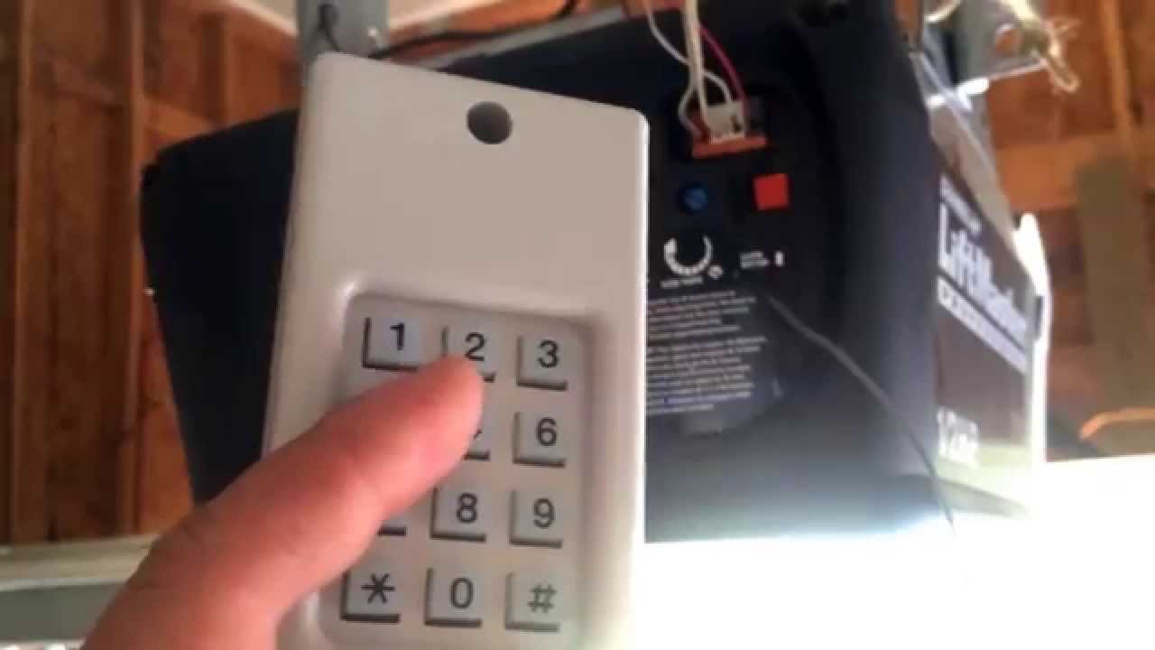 How To Change Keypad Code On Liftmaster Garage Door Opener